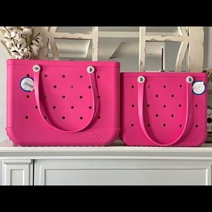 Bogg bag xl and baby hautte pink